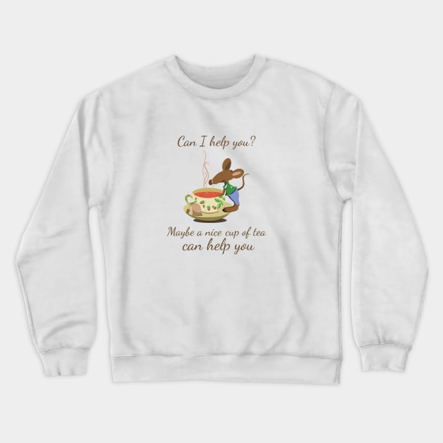 mouse Crewneck Sweatshirt by Lins-penseeltje